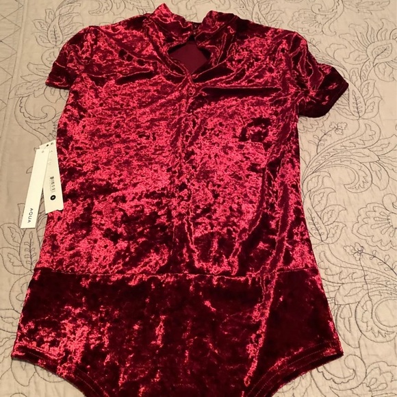 Velvet body suit - Picture 2 of 2